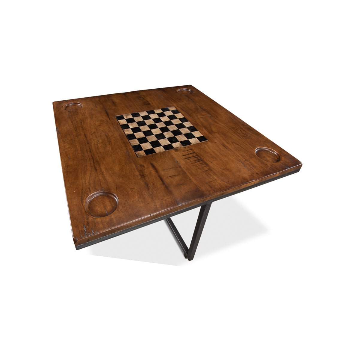 Industrial Coffee Table Game Table - English Georgian America