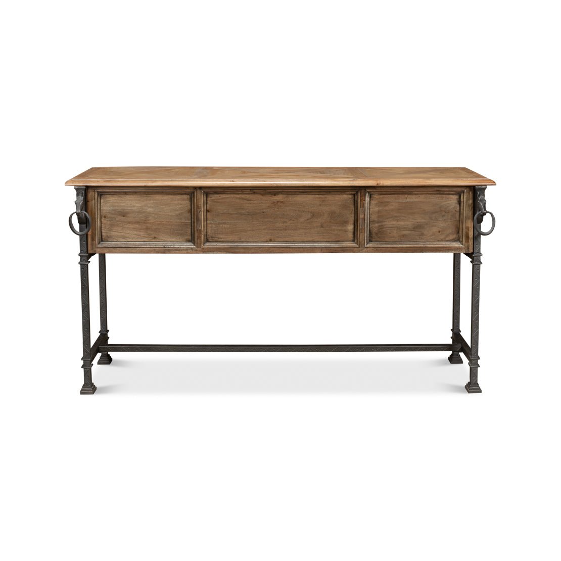 Industrial Equestrian Console Table - English Georgian America