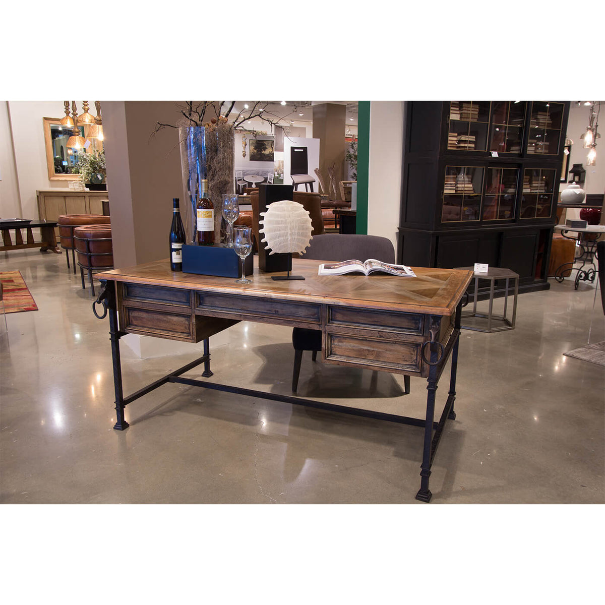 Industrial Equestrian Desk - English Georgian America