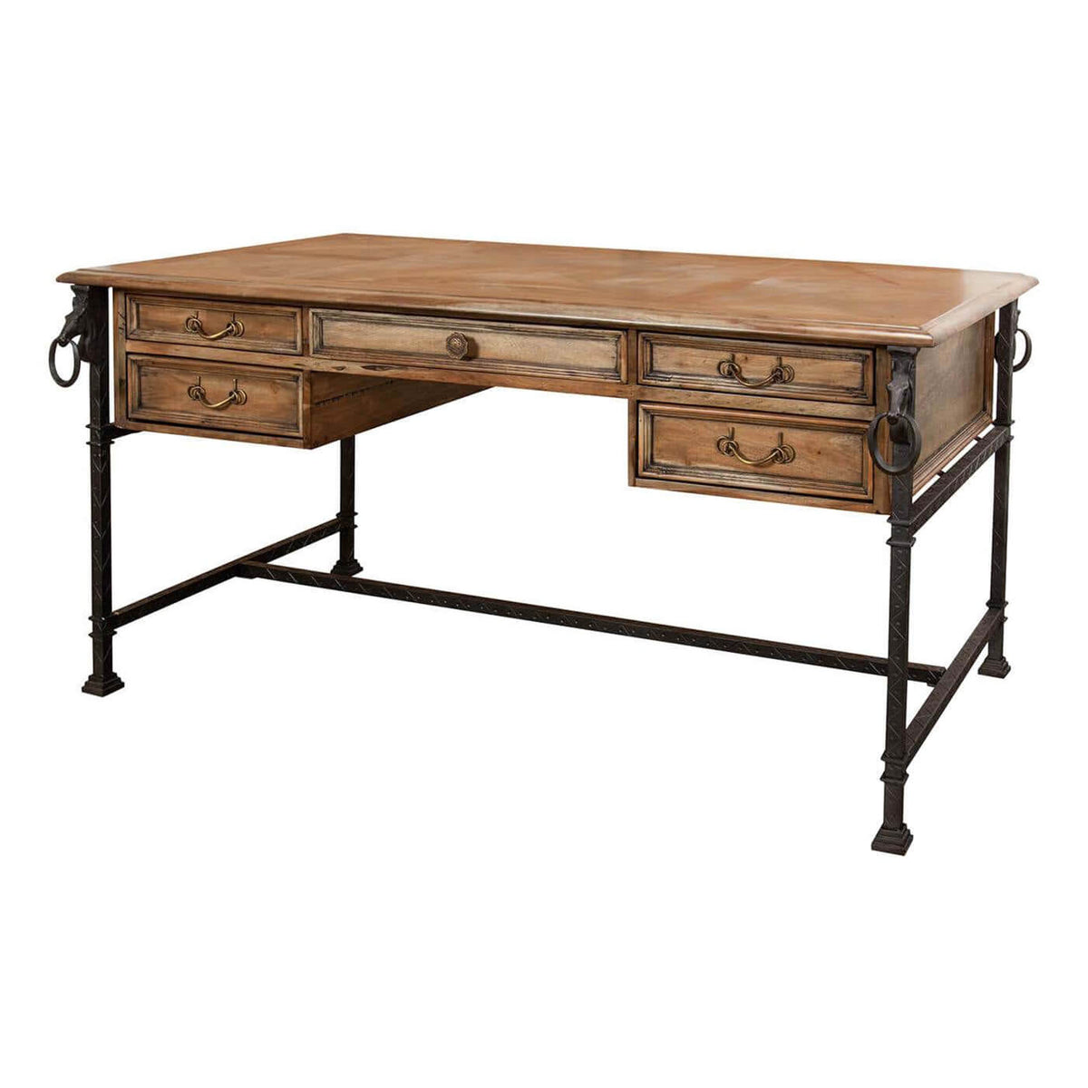 Industrial Equestrian Desk - English Georgian America