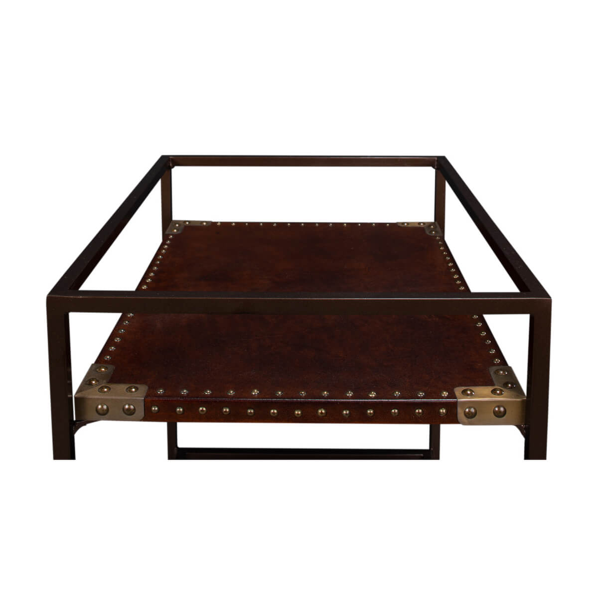 Industrial Leather Trolley - English Georgian America
