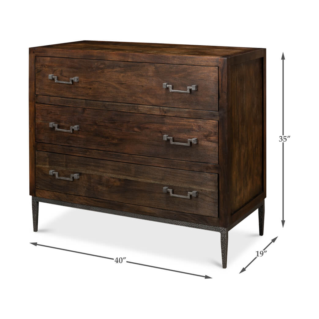 Industrial Modern Chest of Drawers - English Georgian America