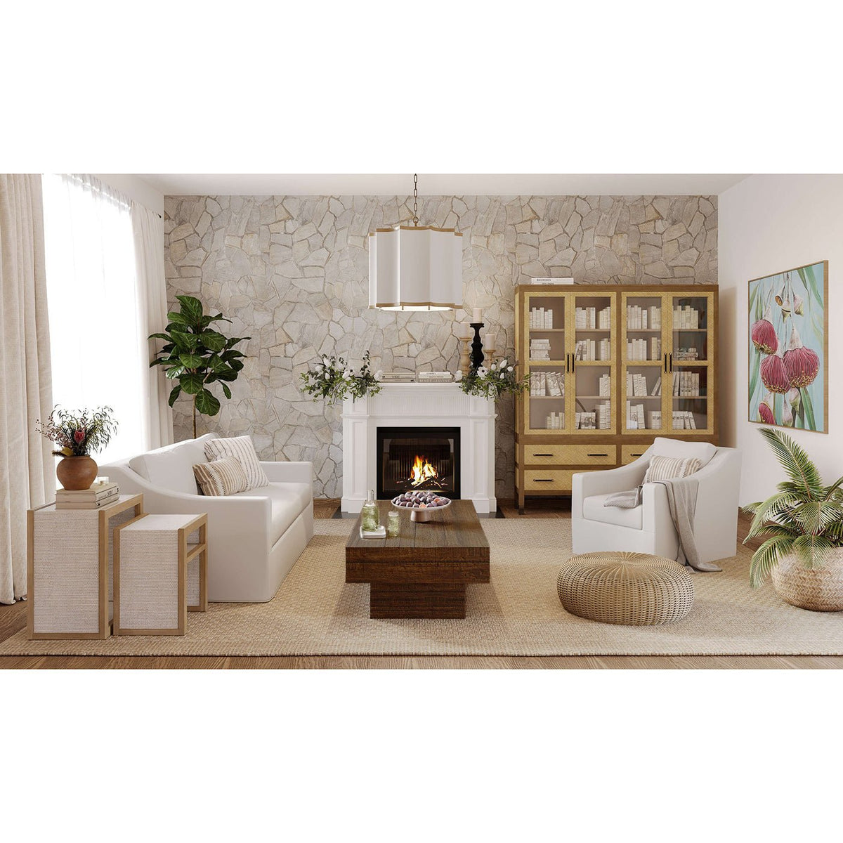 Industrial Teak Coffee Table - English Georgian America