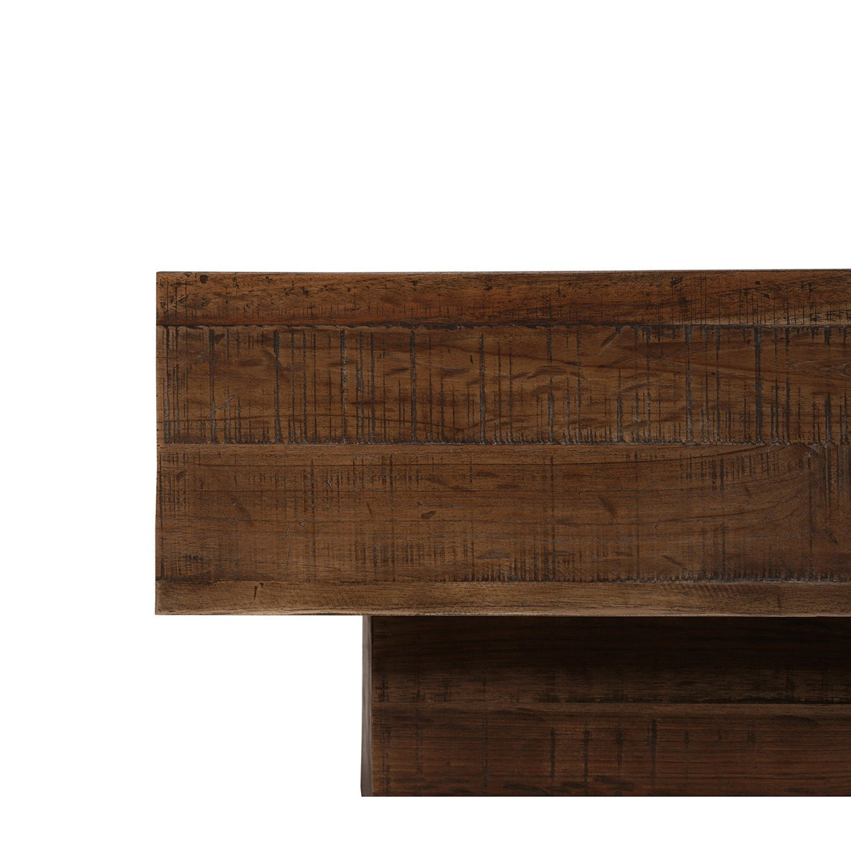 Industrial Teak Coffee Table - English Georgian America