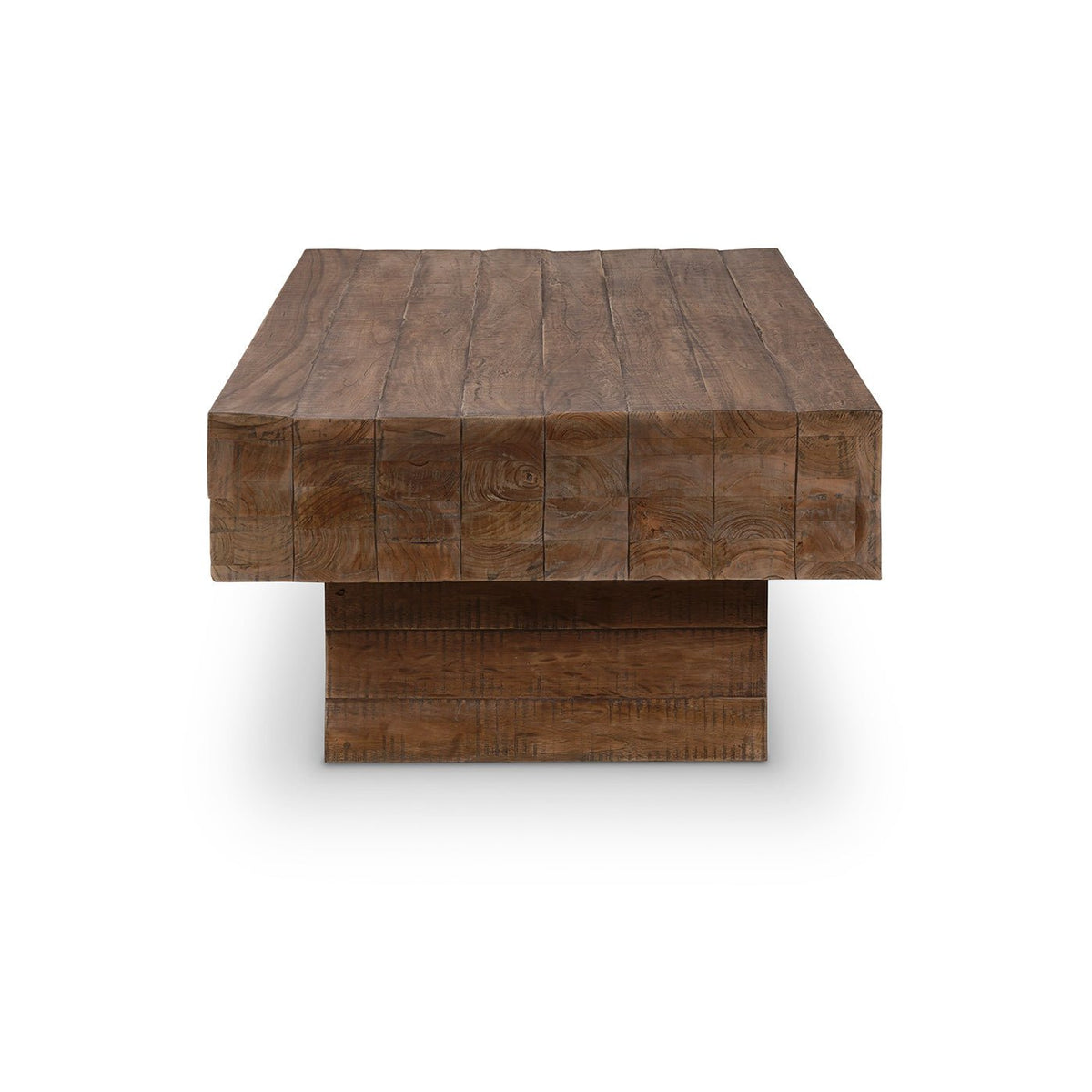 Industrial Teak Coffee Table - English Georgian America