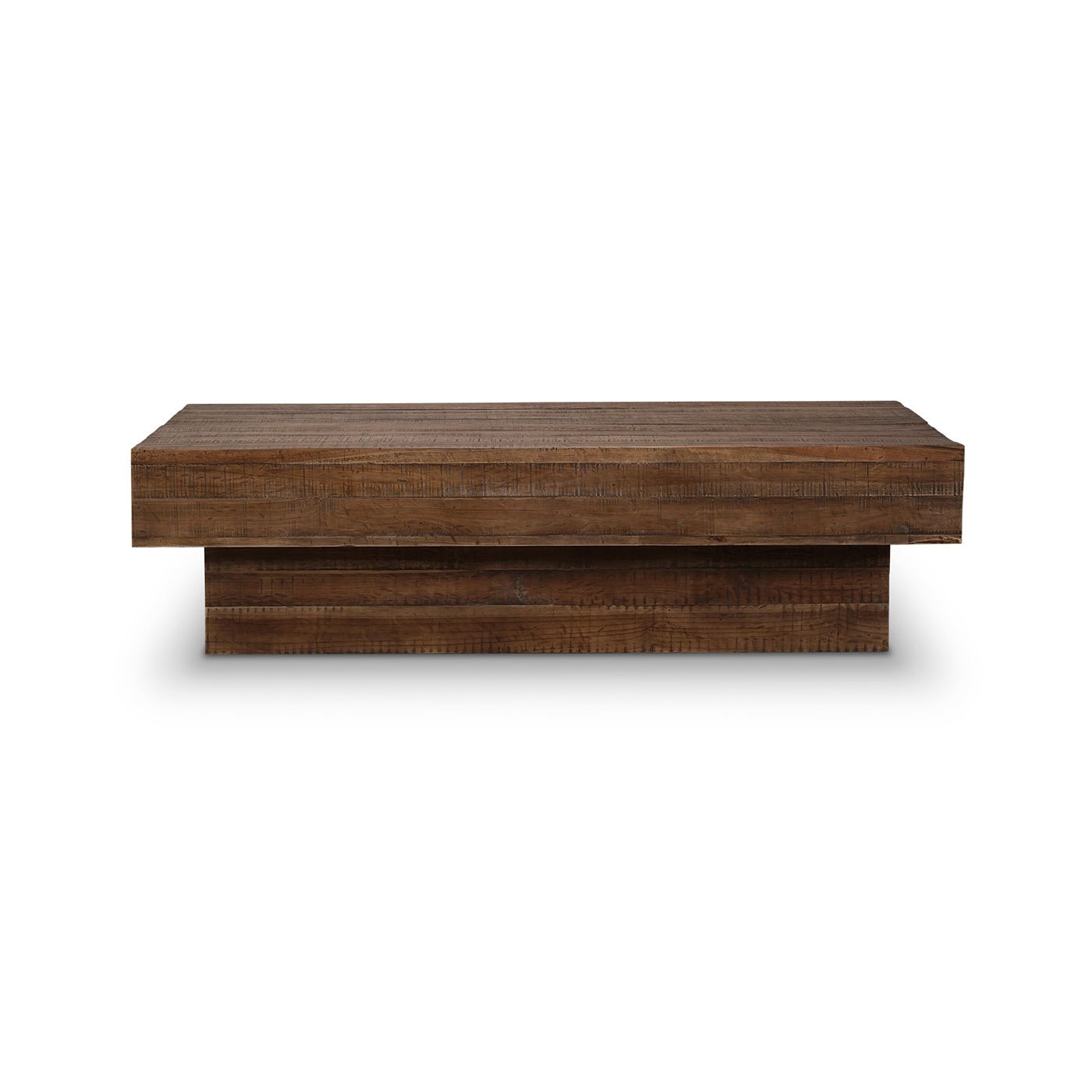 Industrial Teak Coffee Table - English Georgian America