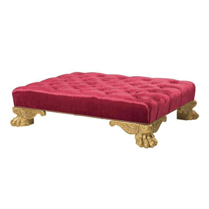 Irish Regency Oversized Ottoman - English Georgian America
