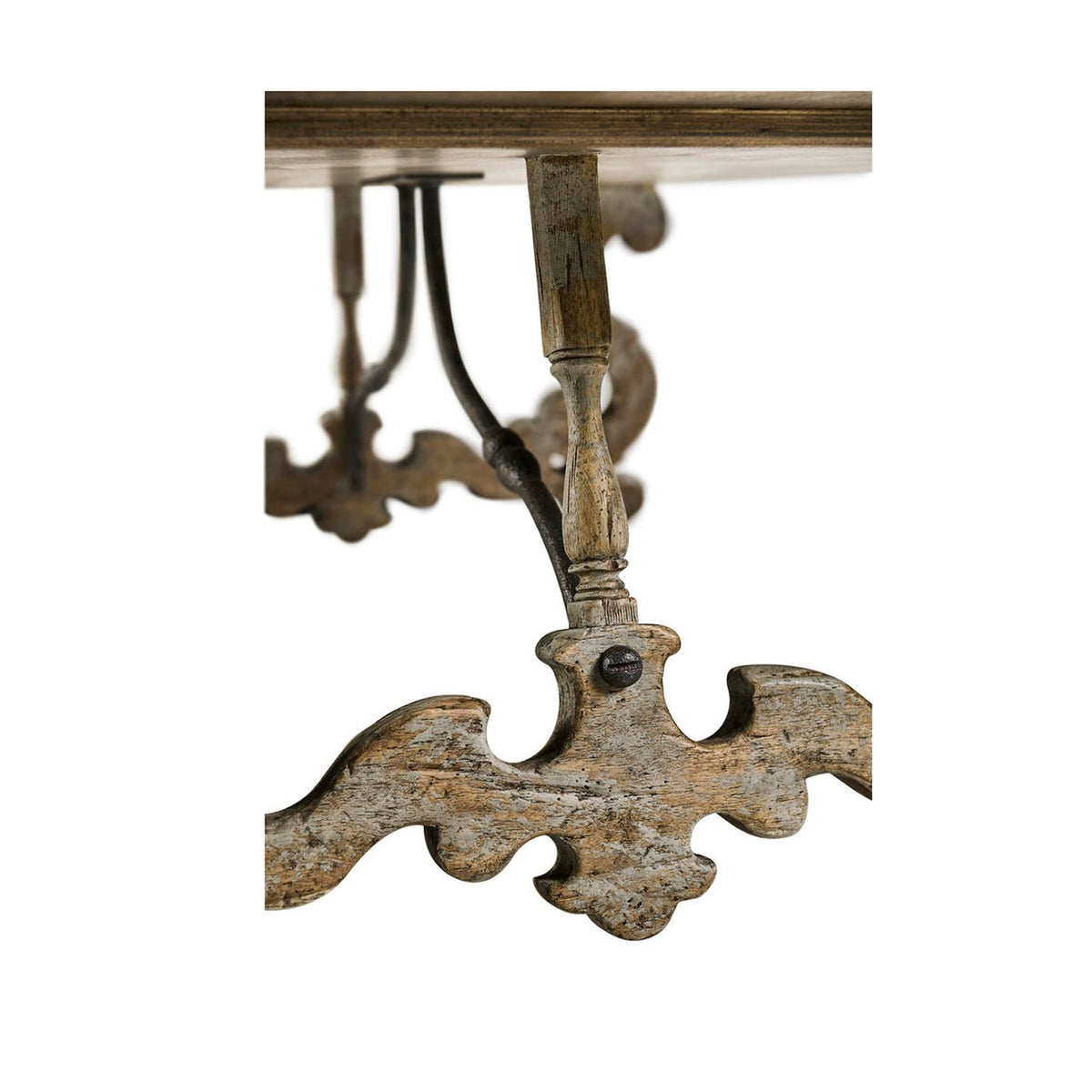 Italian Baroque Style Oak Coffee Table - English Georgian America