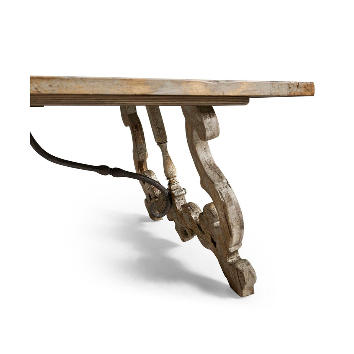 Italian Baroque Style Oak Coffee Table - English Georgian America