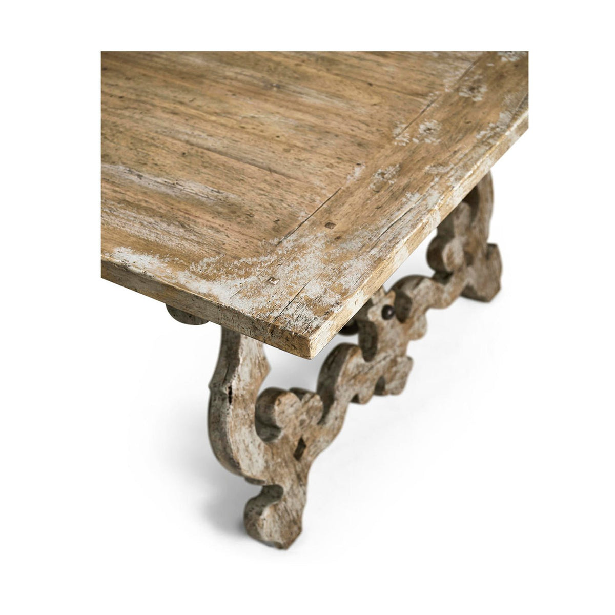 Italian Baroque Style Oak Coffee Table - English Georgian America