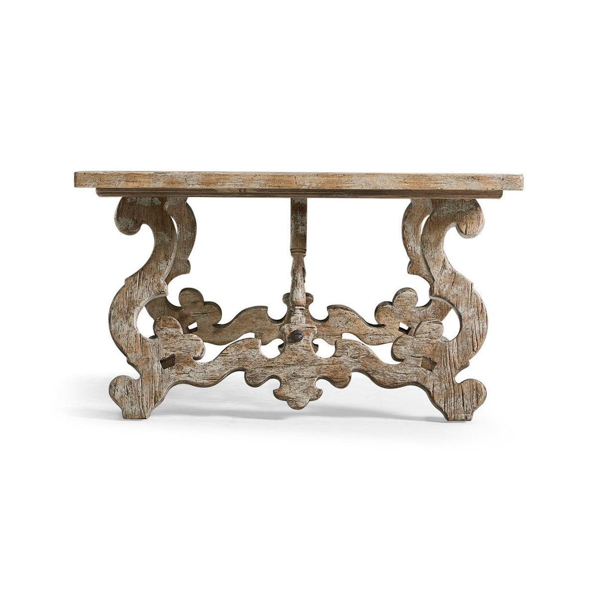 Italian Baroque Style Oak Coffee Table - English Georgian America