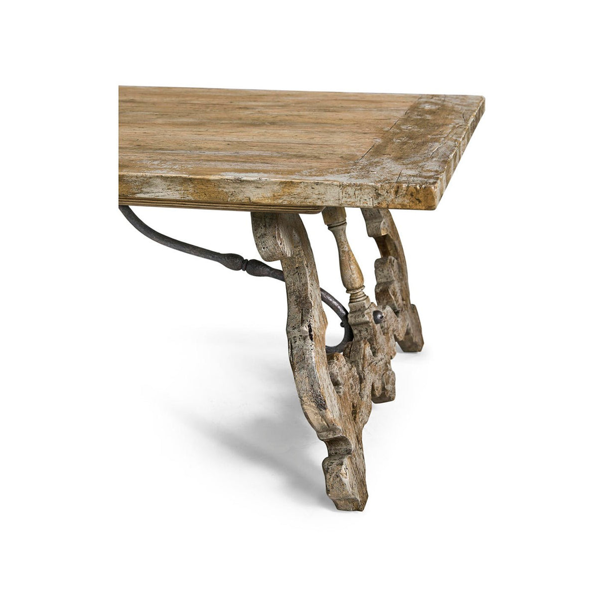 Italian Baroque Style Oak Coffee Table - English Georgian America
