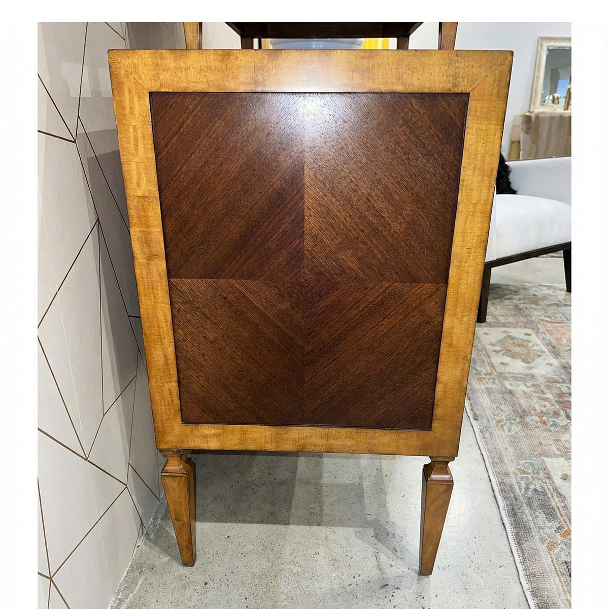 Italian Louis XVI Inlaid Nightstand - English Georgian America