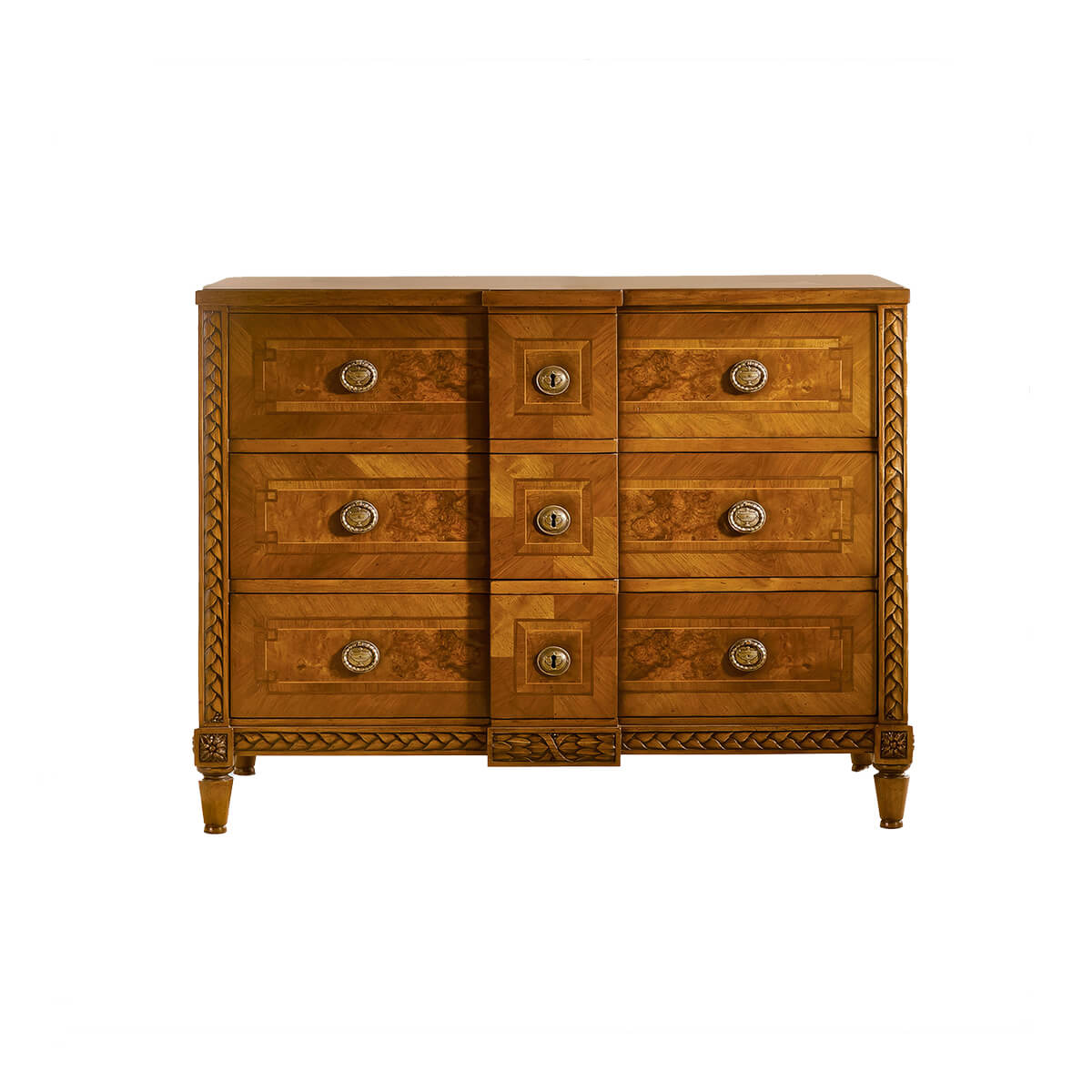 Italian Louis XVI Walnut Commode - English Georgian America