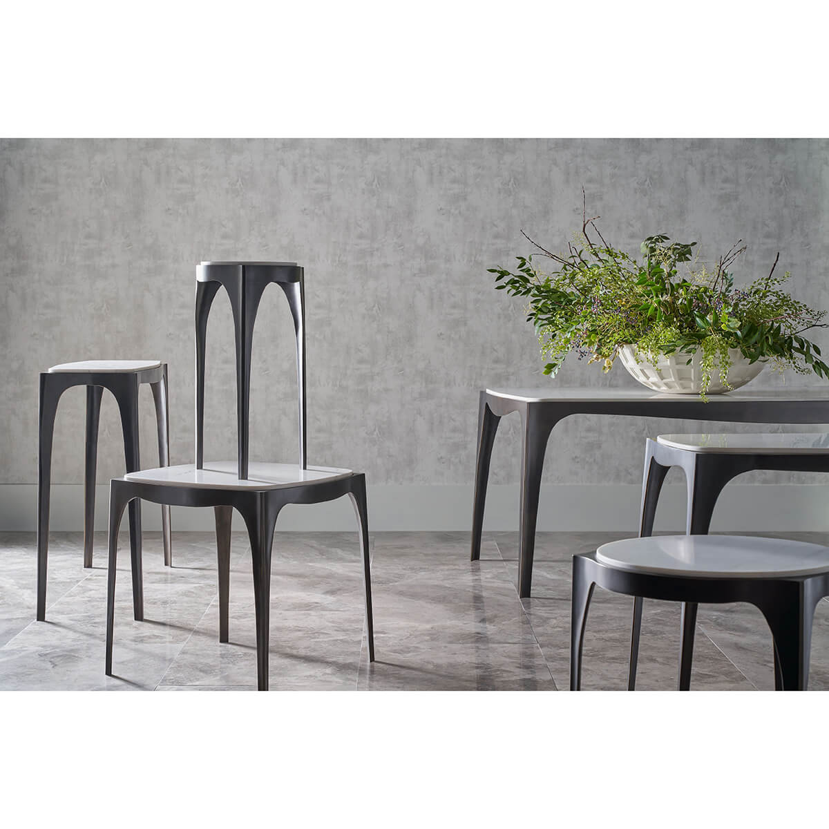 Italian Modernist Console Table - English Georgian America