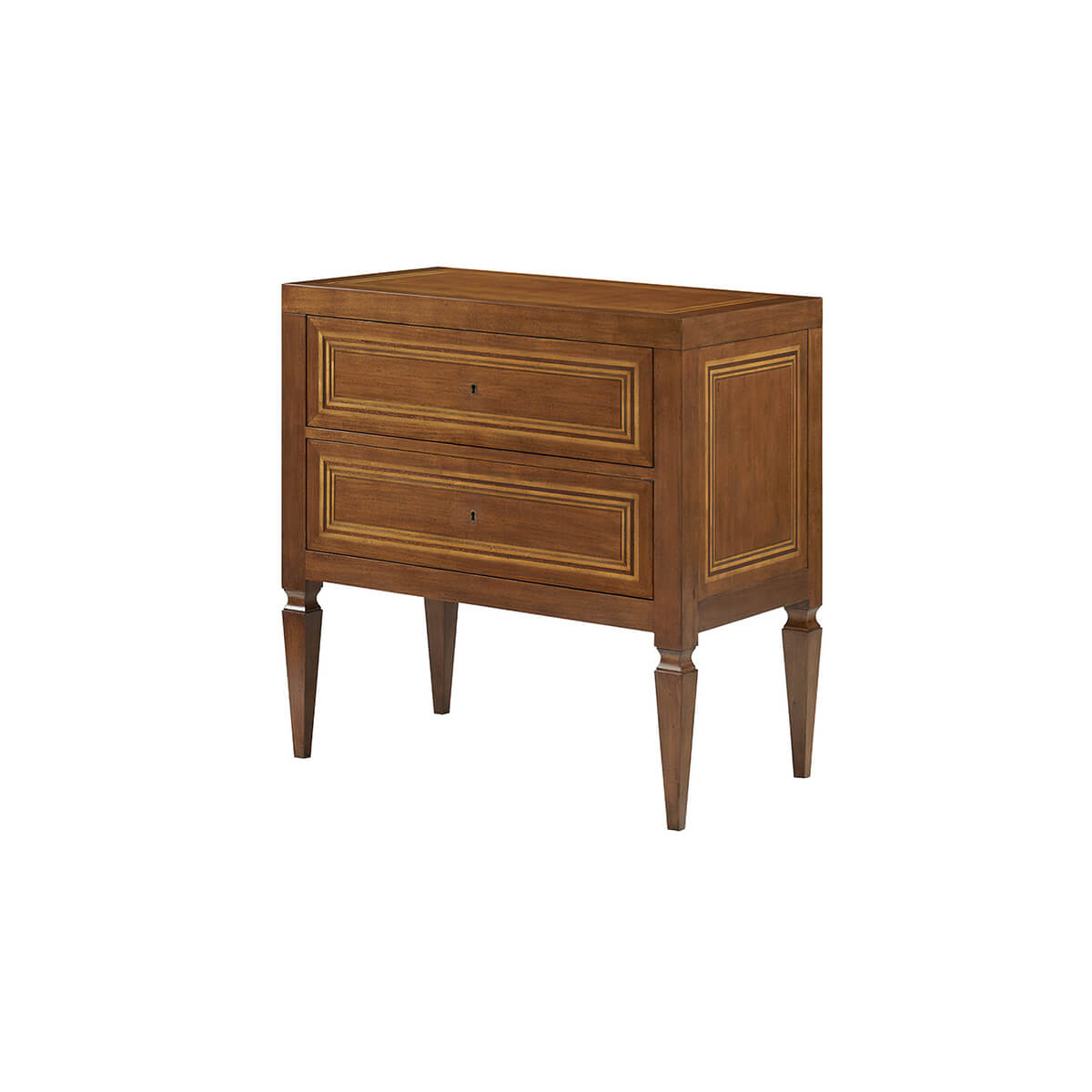 Italian Neo Classic Bedside Chest - English Georgian America