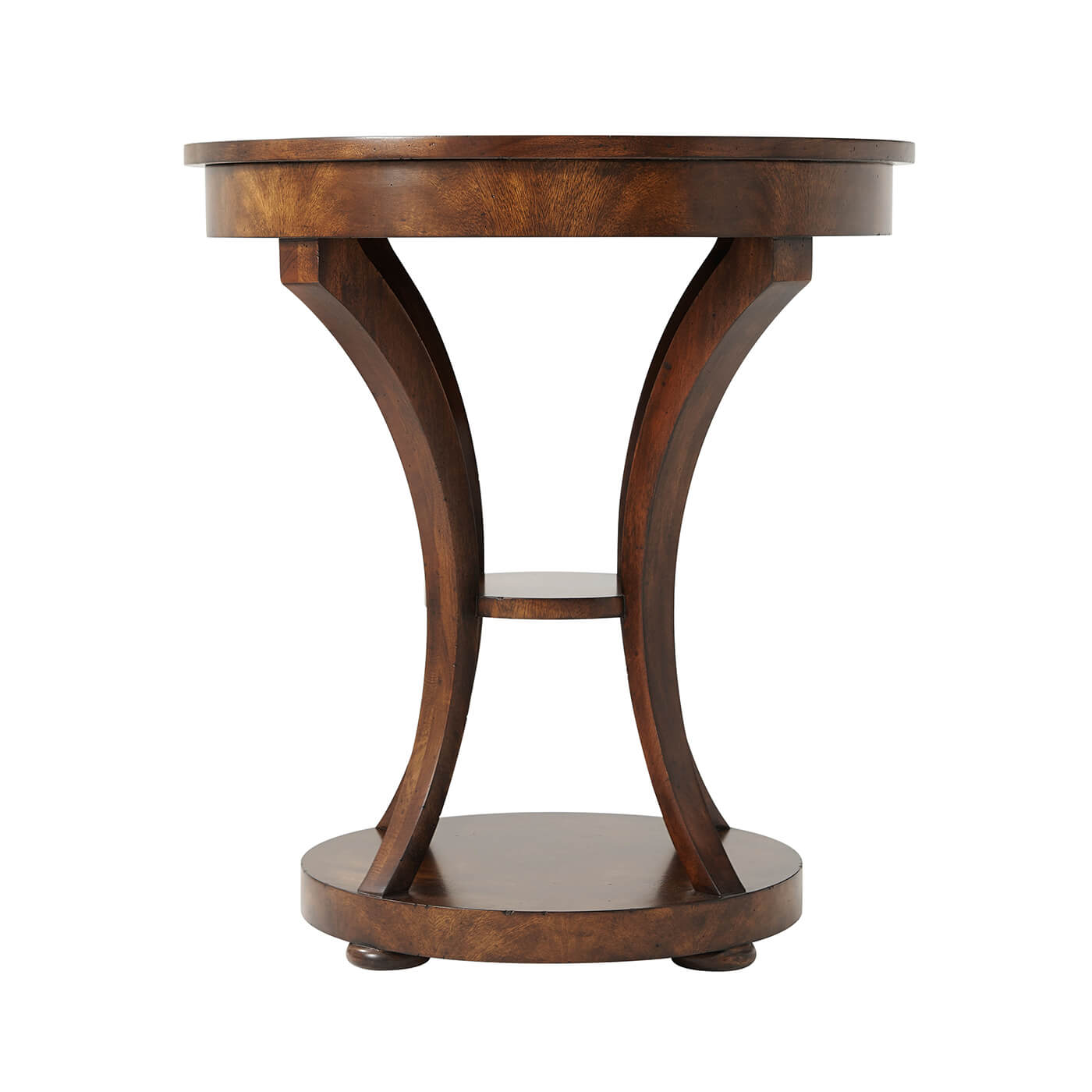 Italian Neo Classic Circular Side Table - English Georgian America