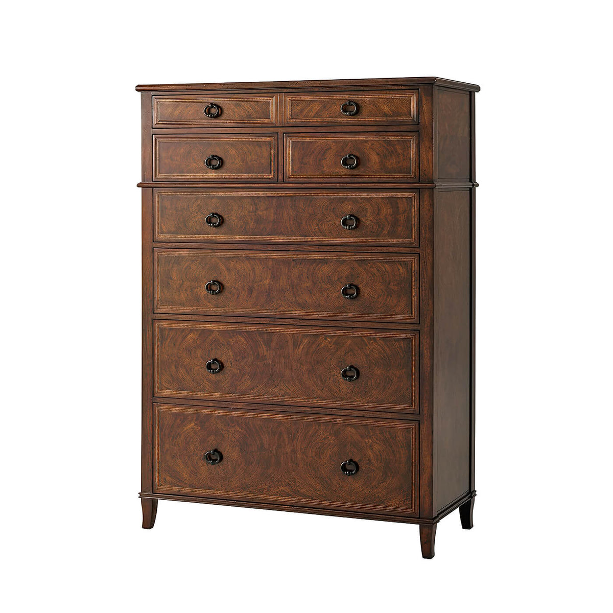 Italian Neo Classic Tall Dresser - English Georgian America