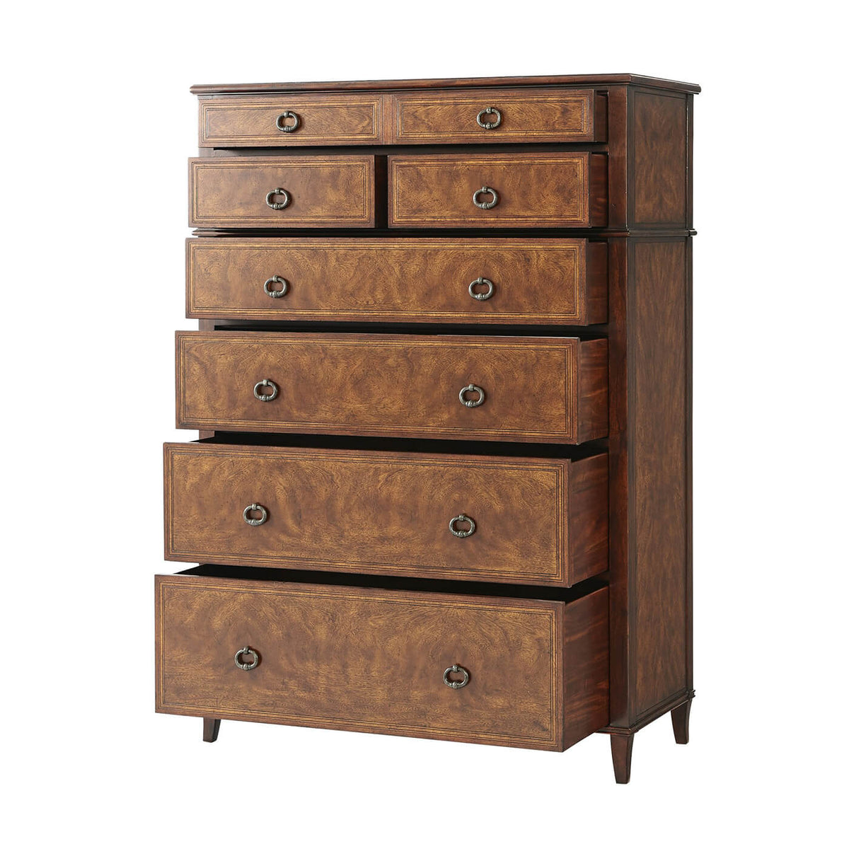 Italian Neo Classic Tall Dresser - English Georgian America