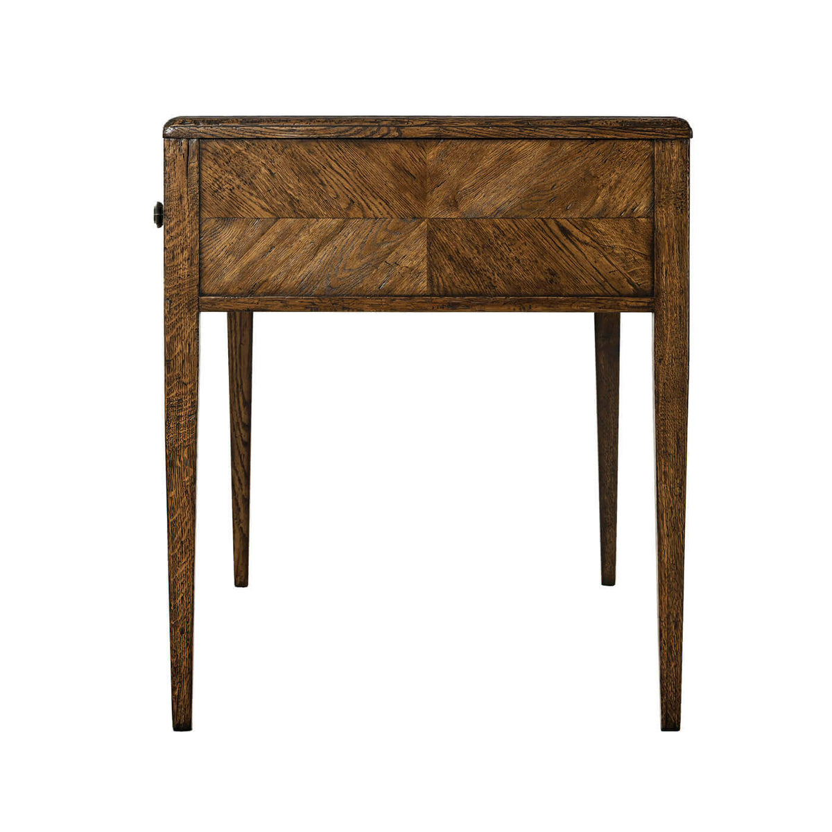 Italian NeoClassic Oak Parquetry Desk - English Georgian America