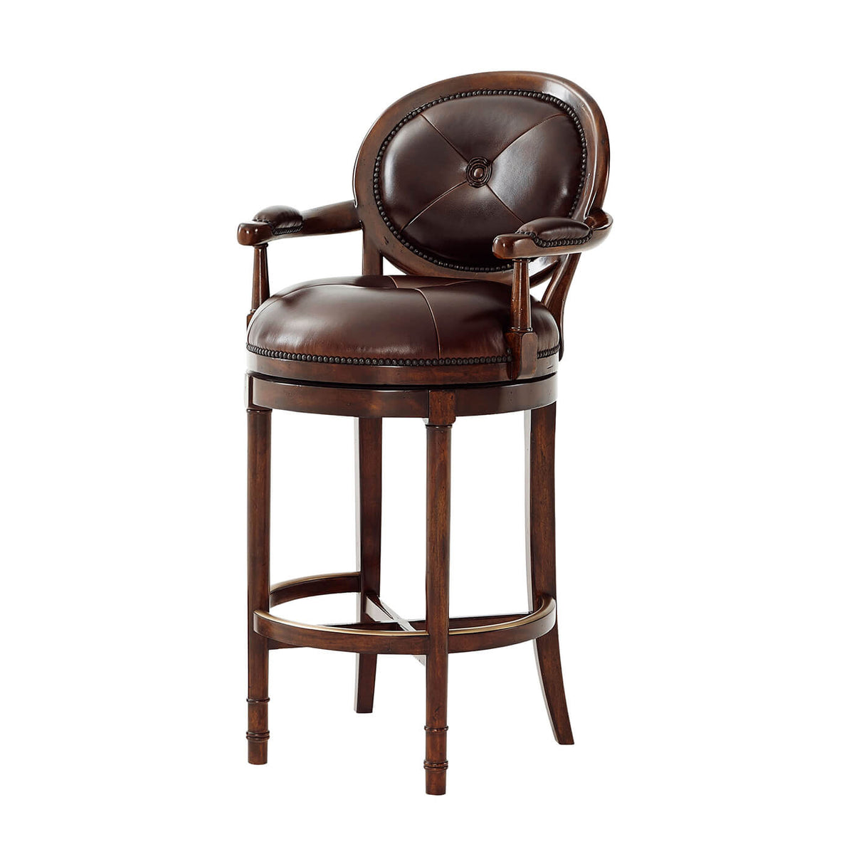 Italian NeoClassic Tall Bar Stool - English Georgian America