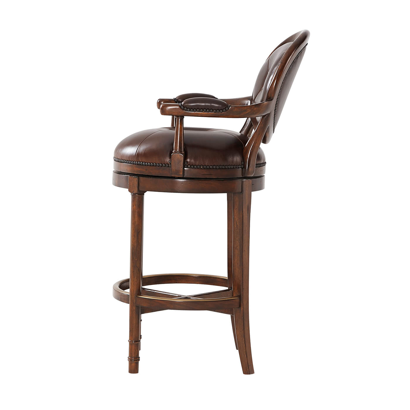 Italian NeoClassic Tall Bar Stool - English Georgian America