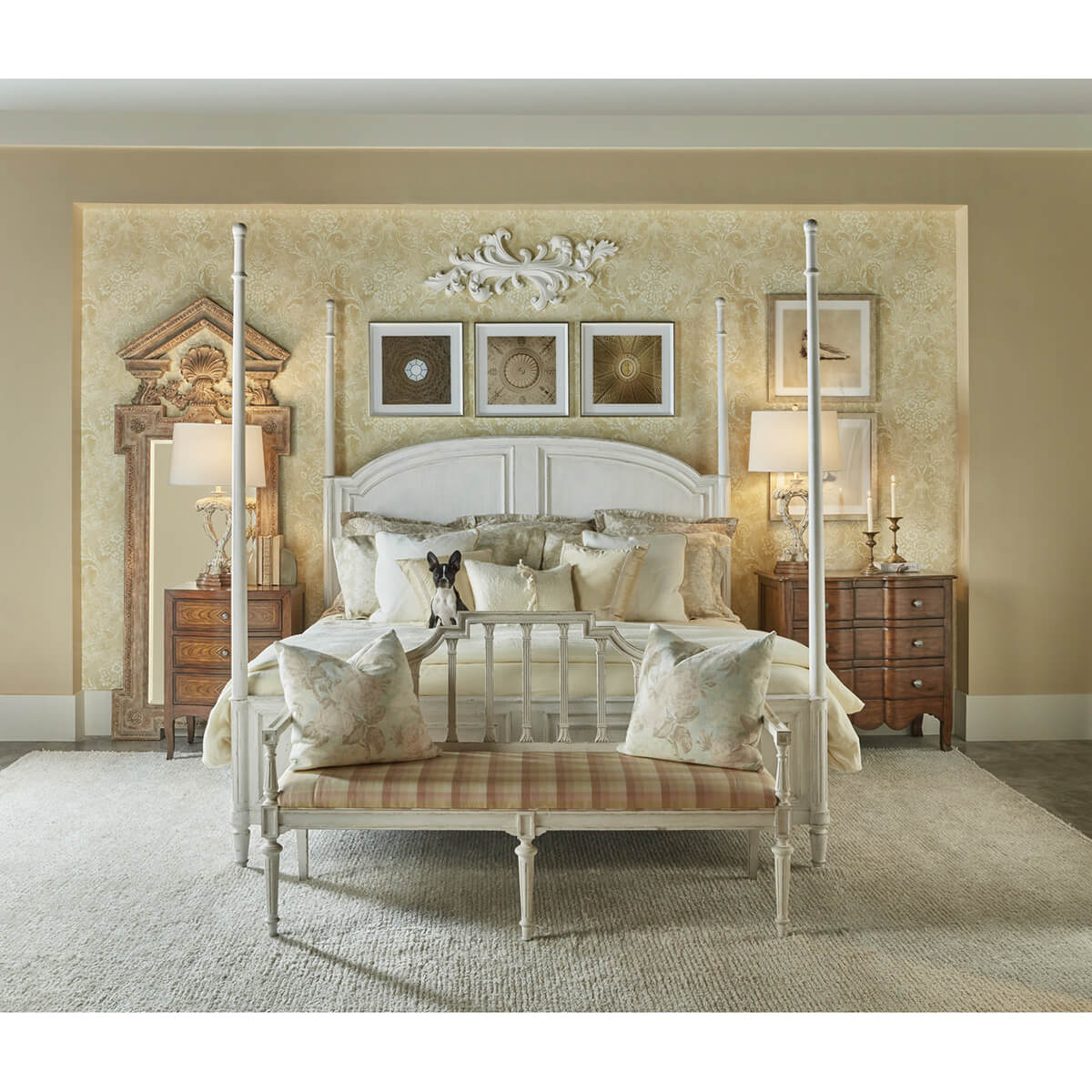 Italian Provincial Nightstand - English Georgian America