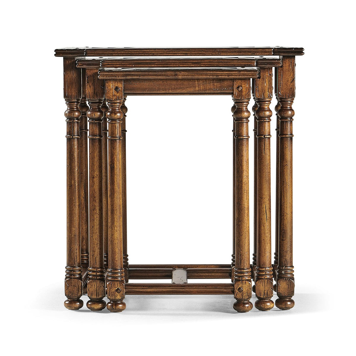 Jacobean Style Nest of Tables - English Georgian America