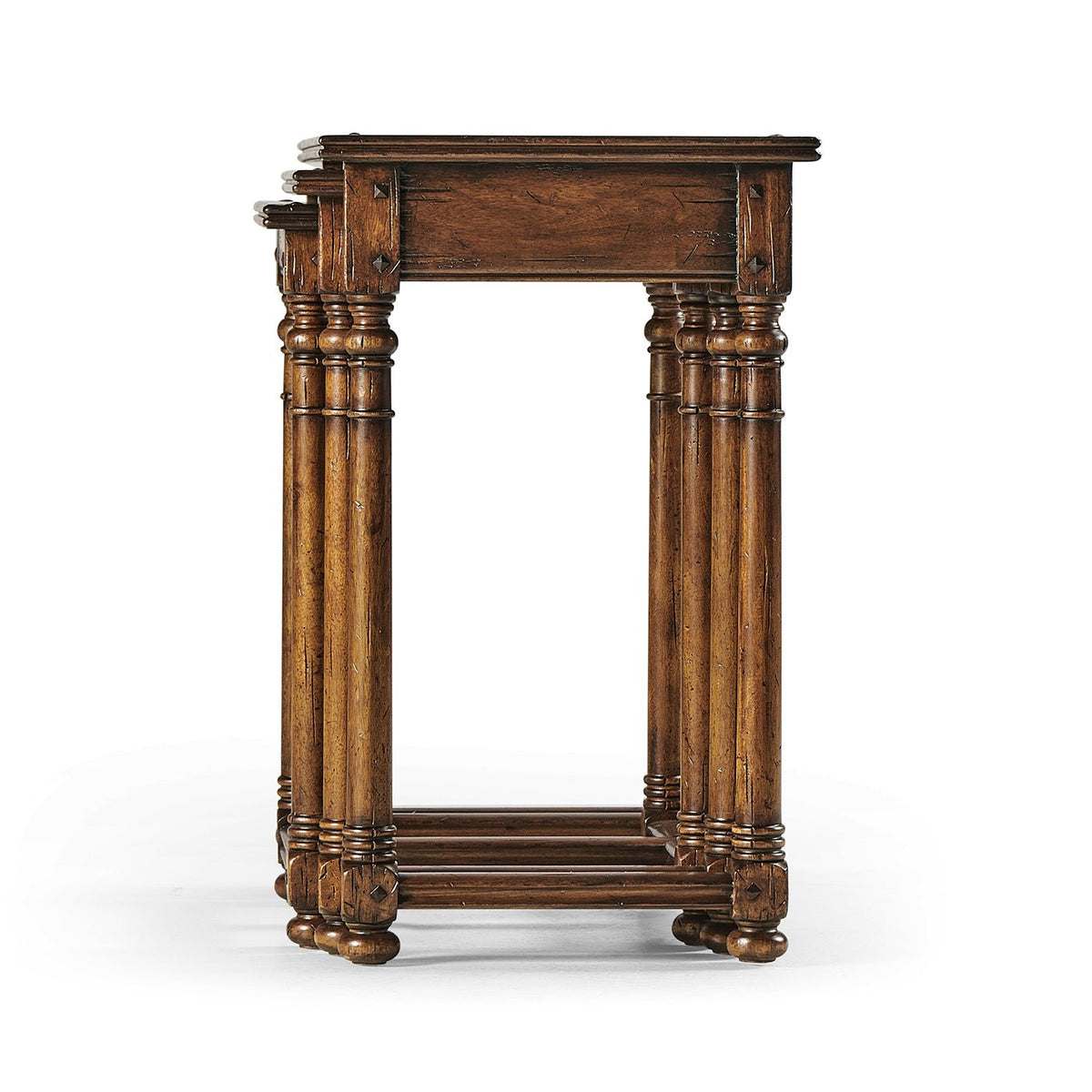 Jacobean Style Nest of Tables - English Georgian America