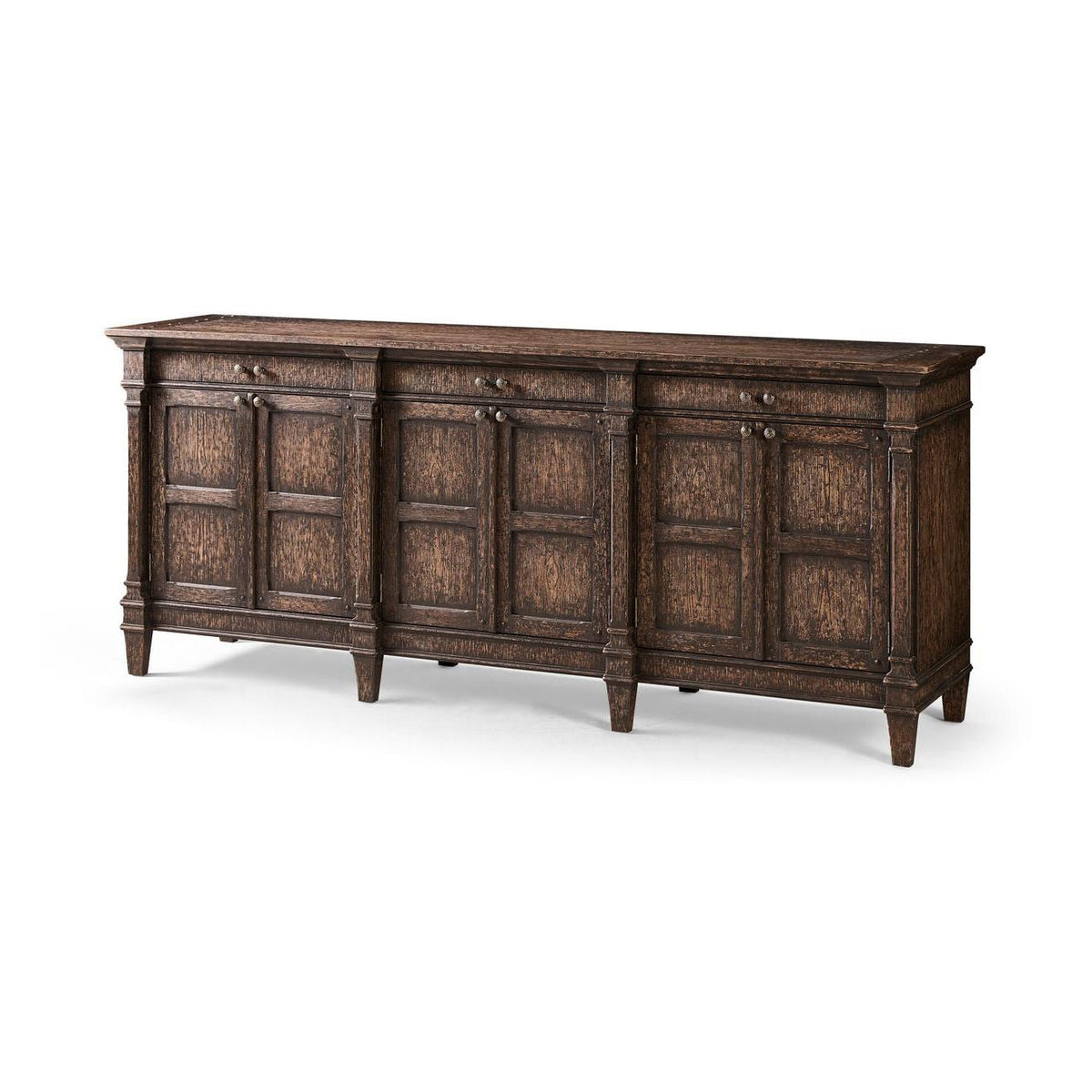 Jacobean Style Oak Sideboard - English Georgian America