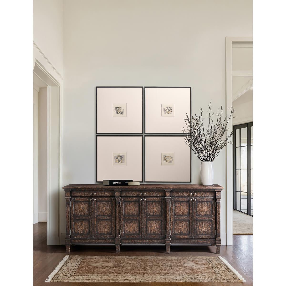 Jacobean Style Oak Sideboard - English Georgian America