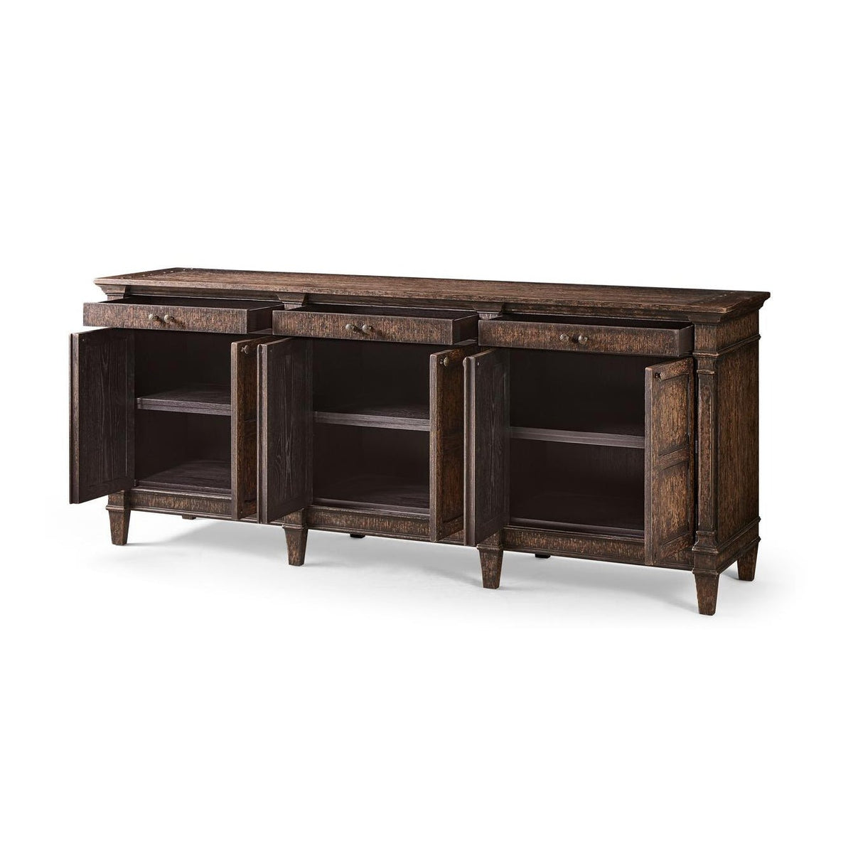 Jacobean Style Oak Sideboard - English Georgian America