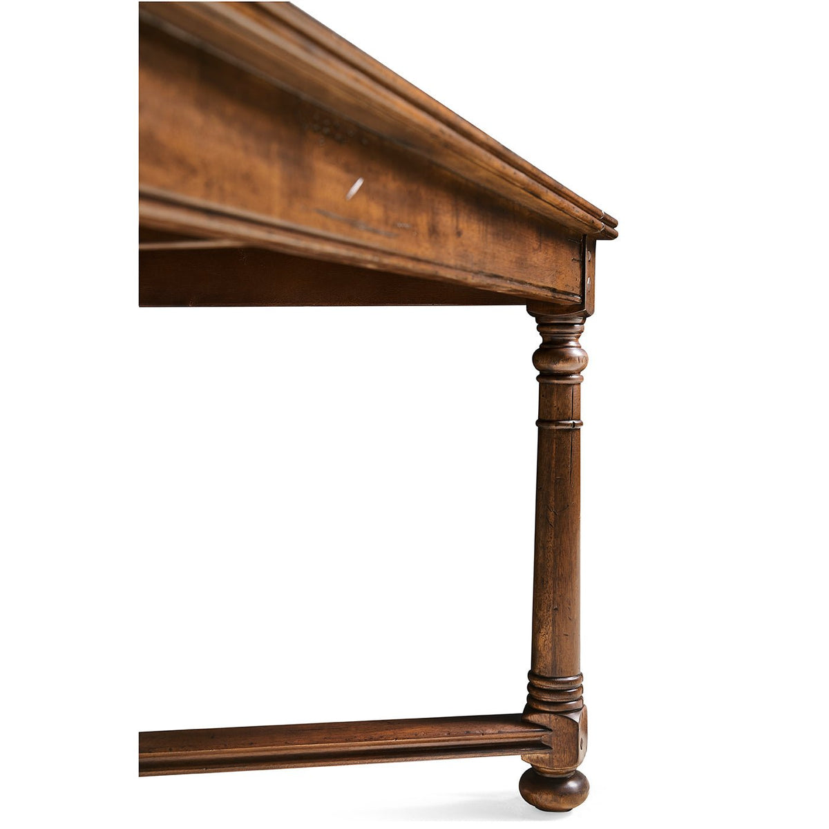 Jacobean Walnut Rectangular Coffee Table - English Georgian America