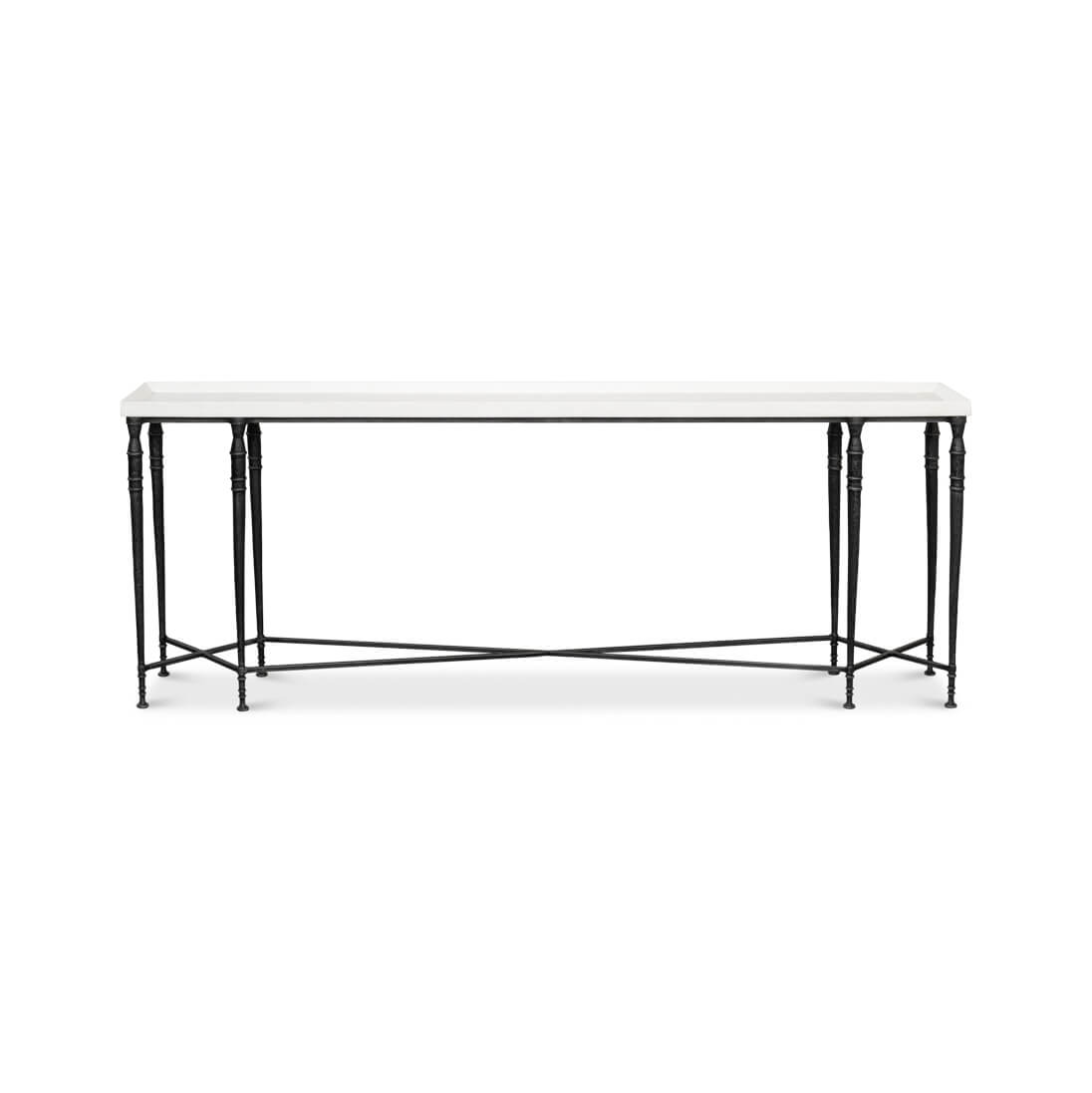 Large Art Deco Console Table - English Georgian America