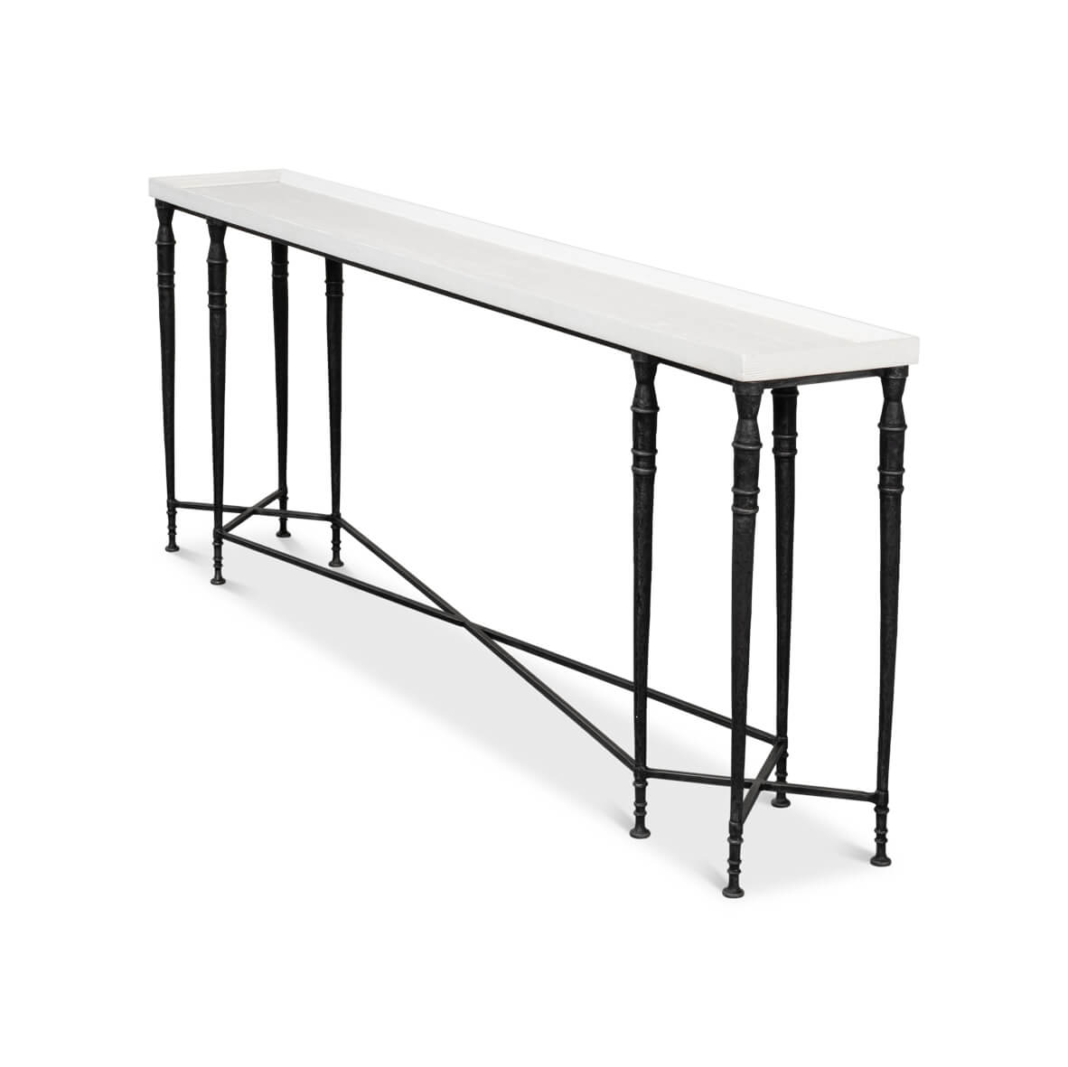 Large Art Deco Console Table - English Georgian America