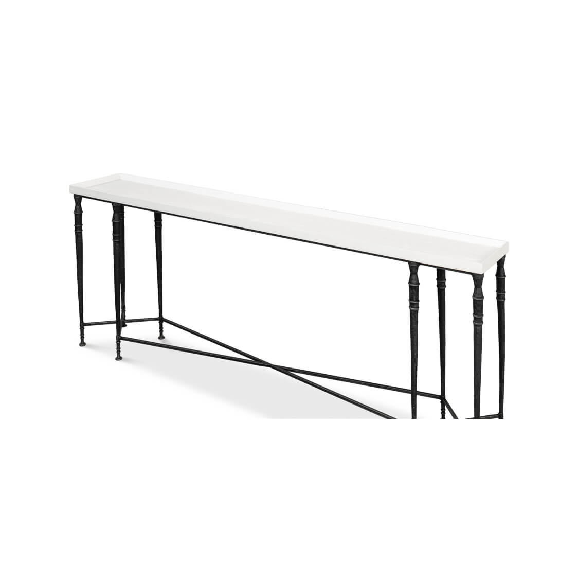 Large Art Deco Console Table - English Georgian America