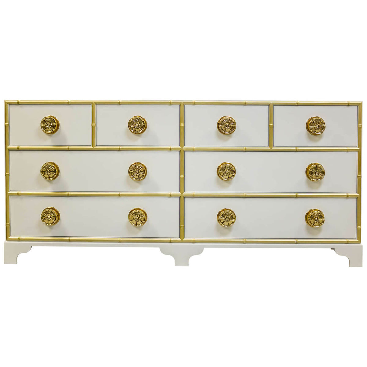 Large Draper Chinese Chippendale Dresser - English Georgian America