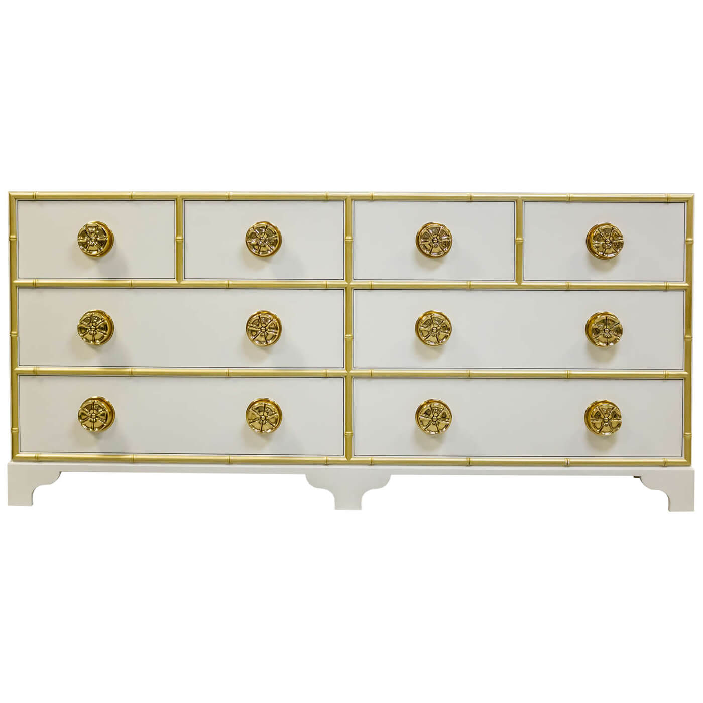 Large Draper Chinese Chippendale Dresser - English Georgian America