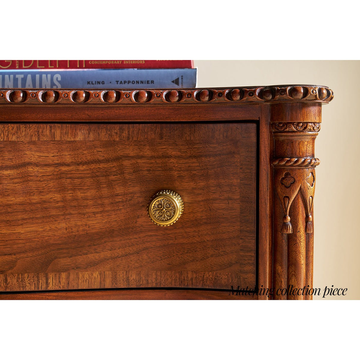 Large English Nightstand - English Georgian America