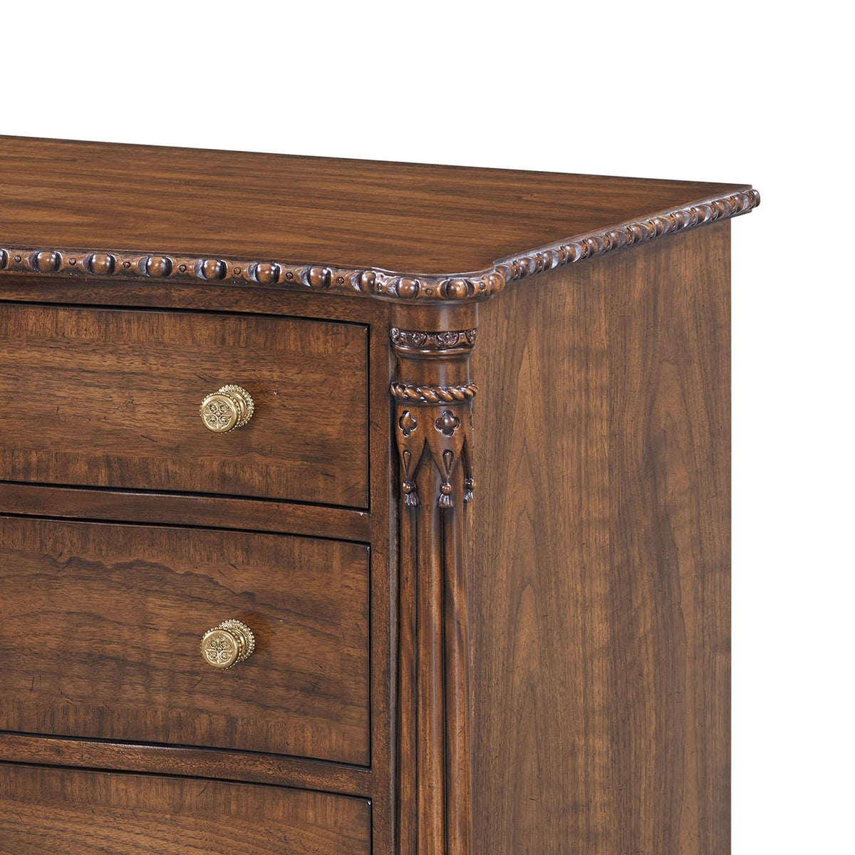 Large English Nightstand - English Georgian America