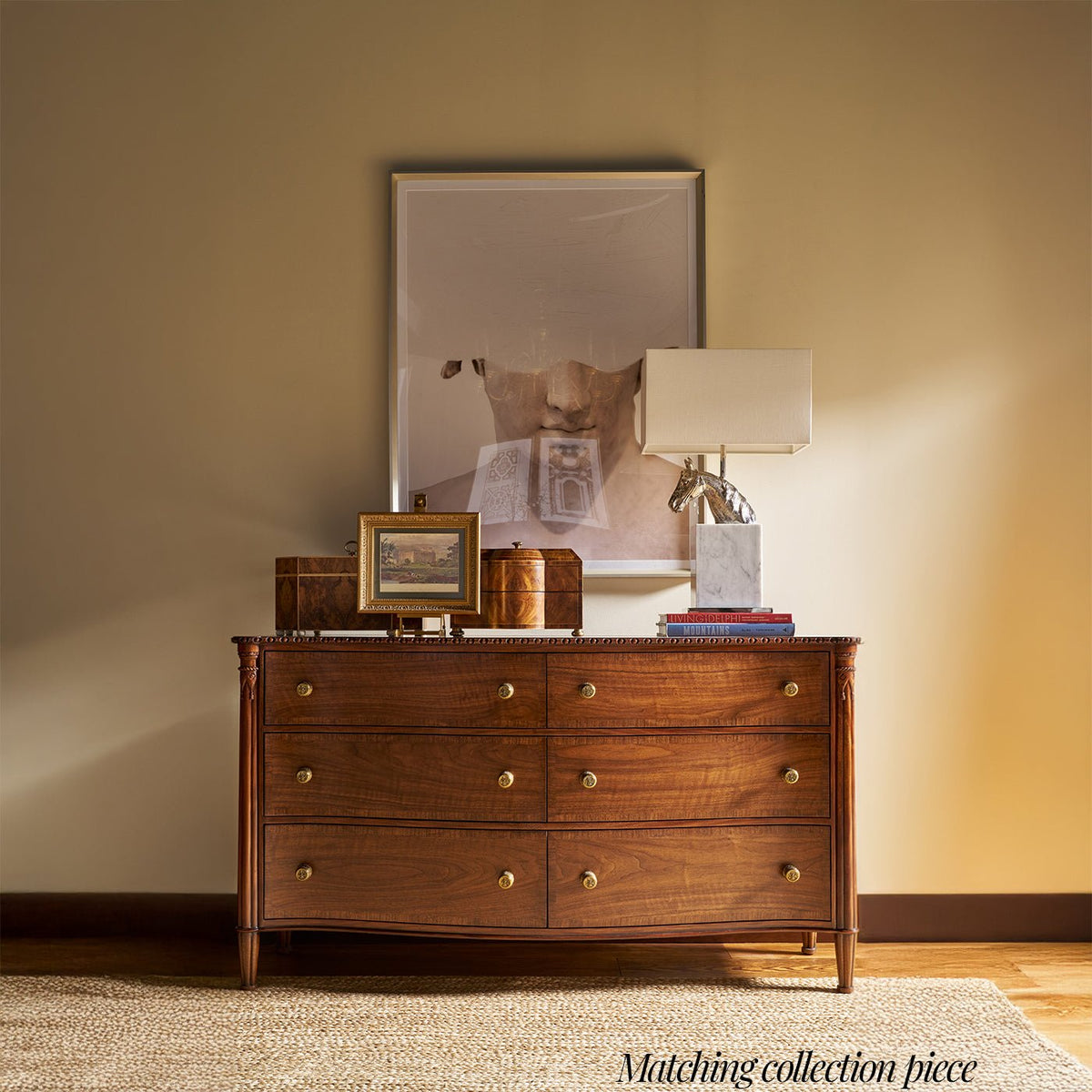 Large English Nightstand - English Georgian America