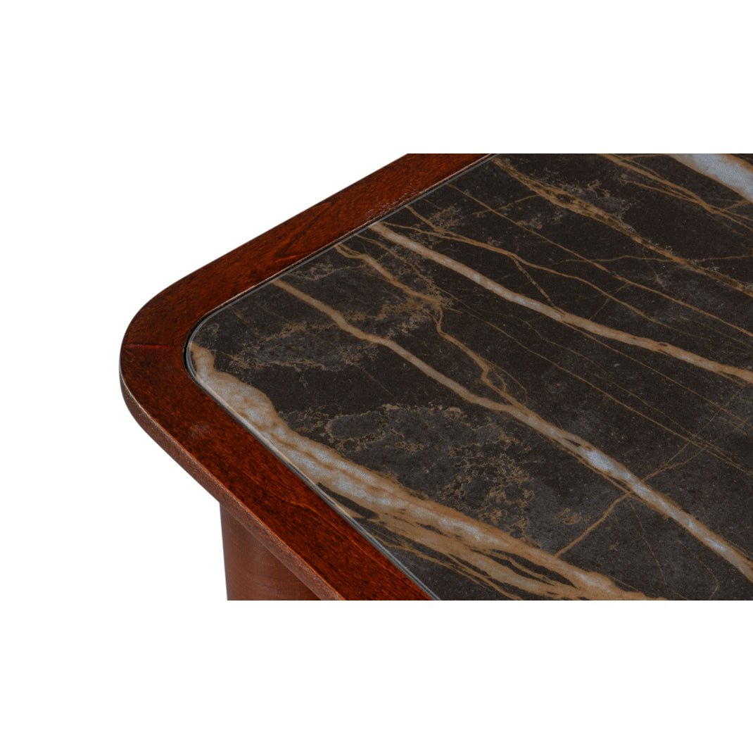 Large Faux Bamboo 3 - Drawer Chest - English Georgian America