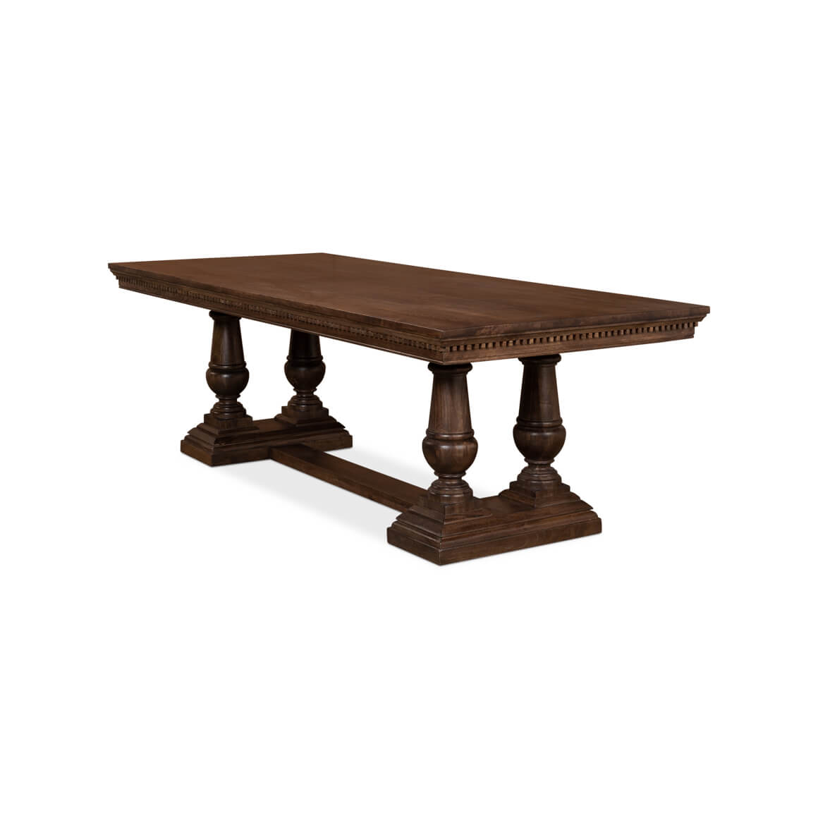 Large French Country Dining Table - English Georgian America