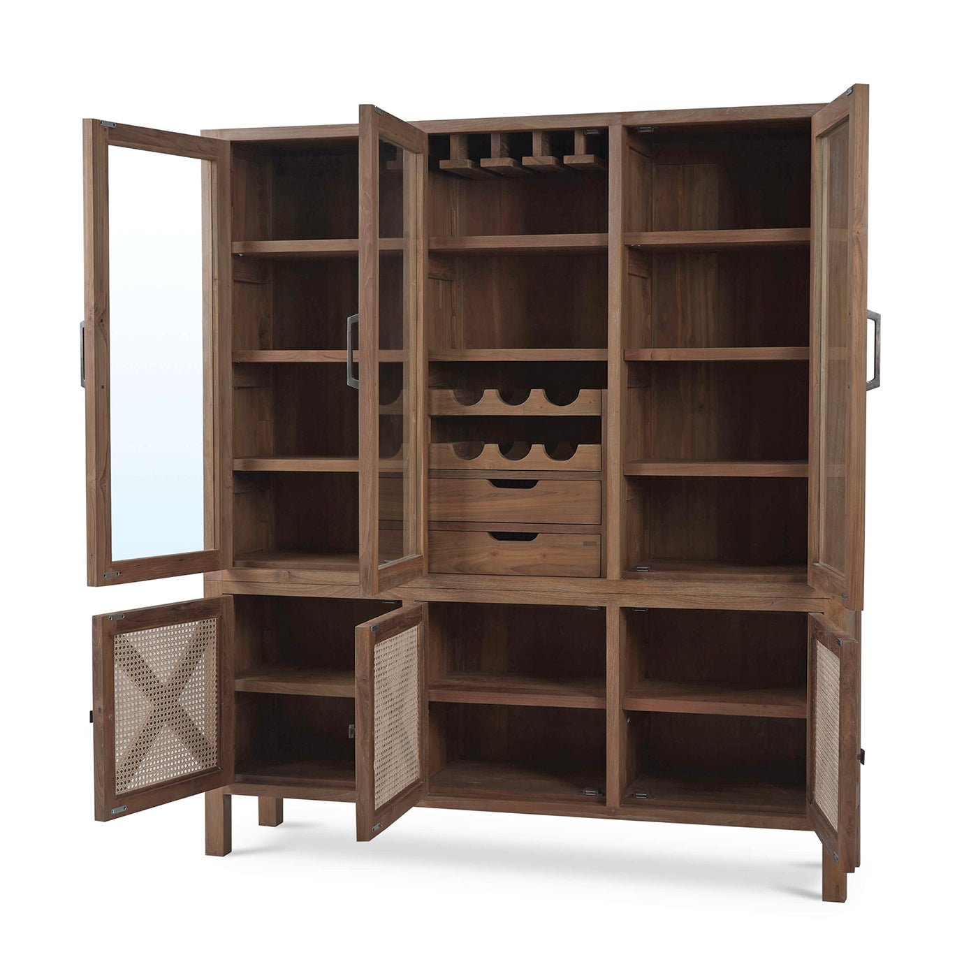 Add Charm with the Large French Country Wine Cabinet English Georgian America