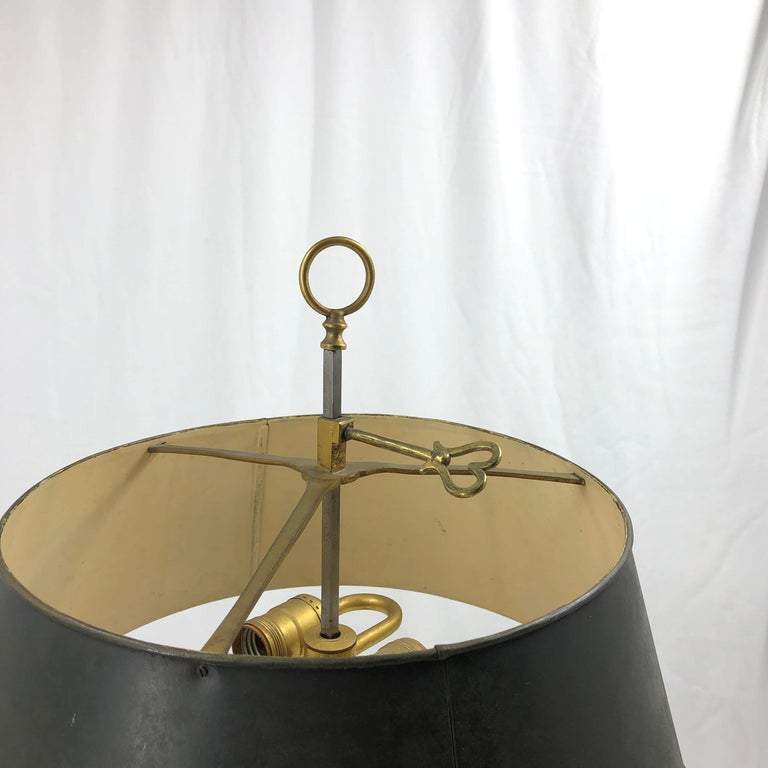 Large French Louis XVI Bouillotte Lamp - English Georgian America