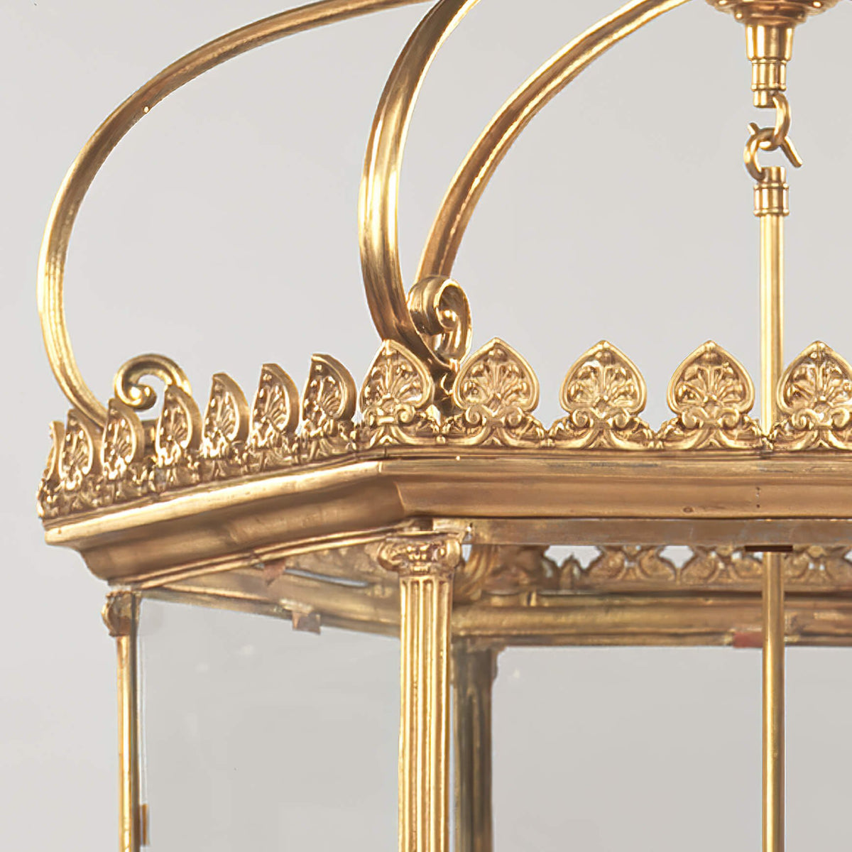 Large Georgian Hexagonal Lantern - English Georgian America