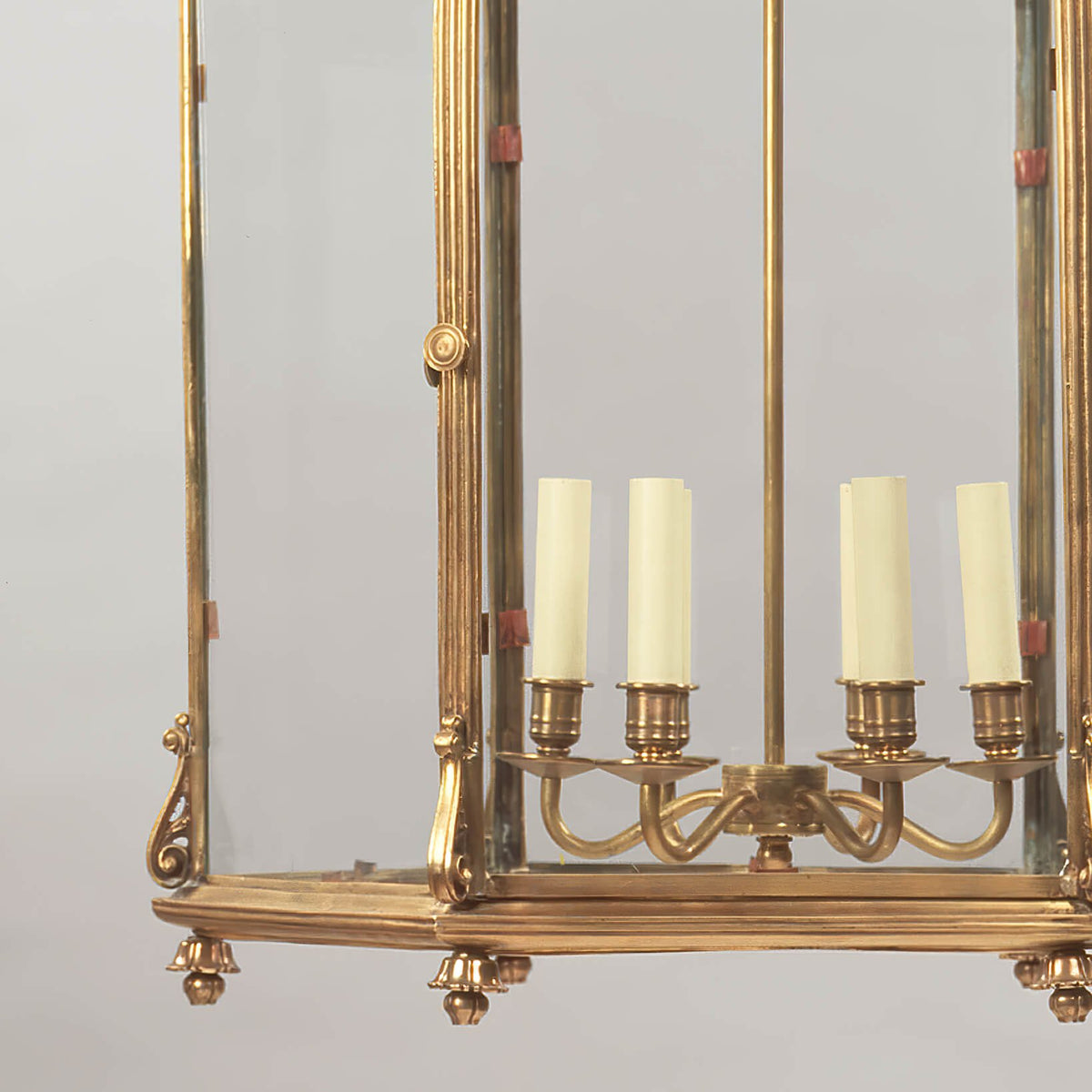 Large Georgian Hexagonal Lantern - English Georgian America