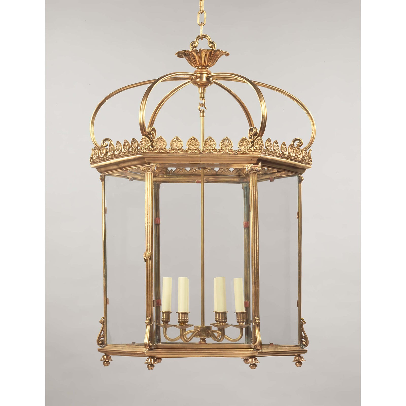 Large Georgian Hexagonal Lantern - English Georgian America