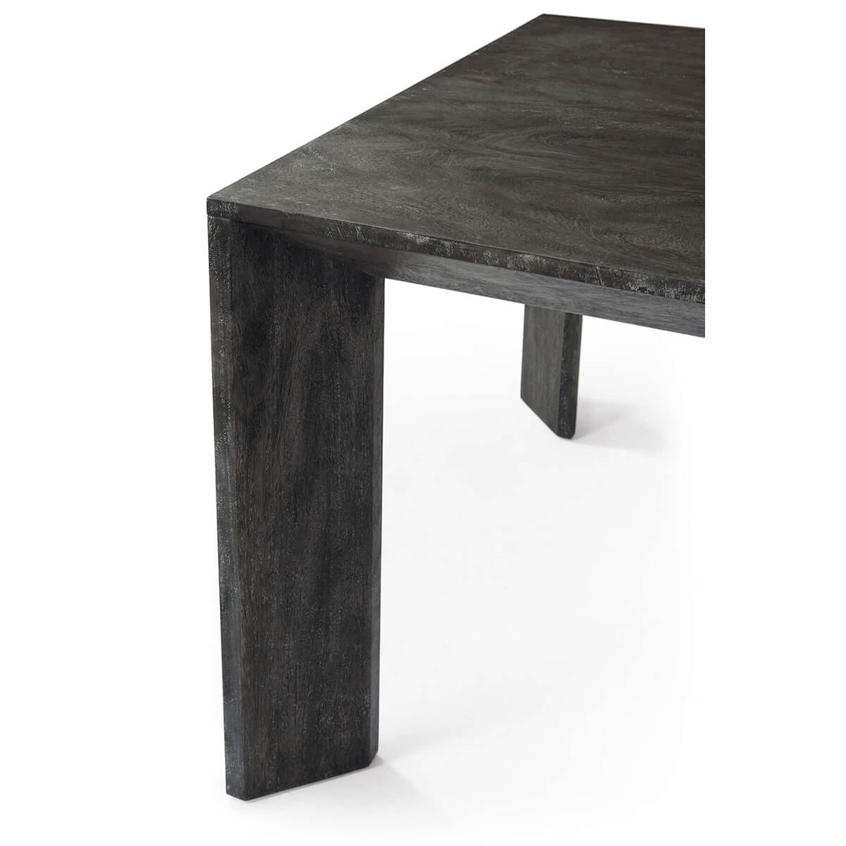 Large Modern Ember Oak Dining Table - English Georgian America