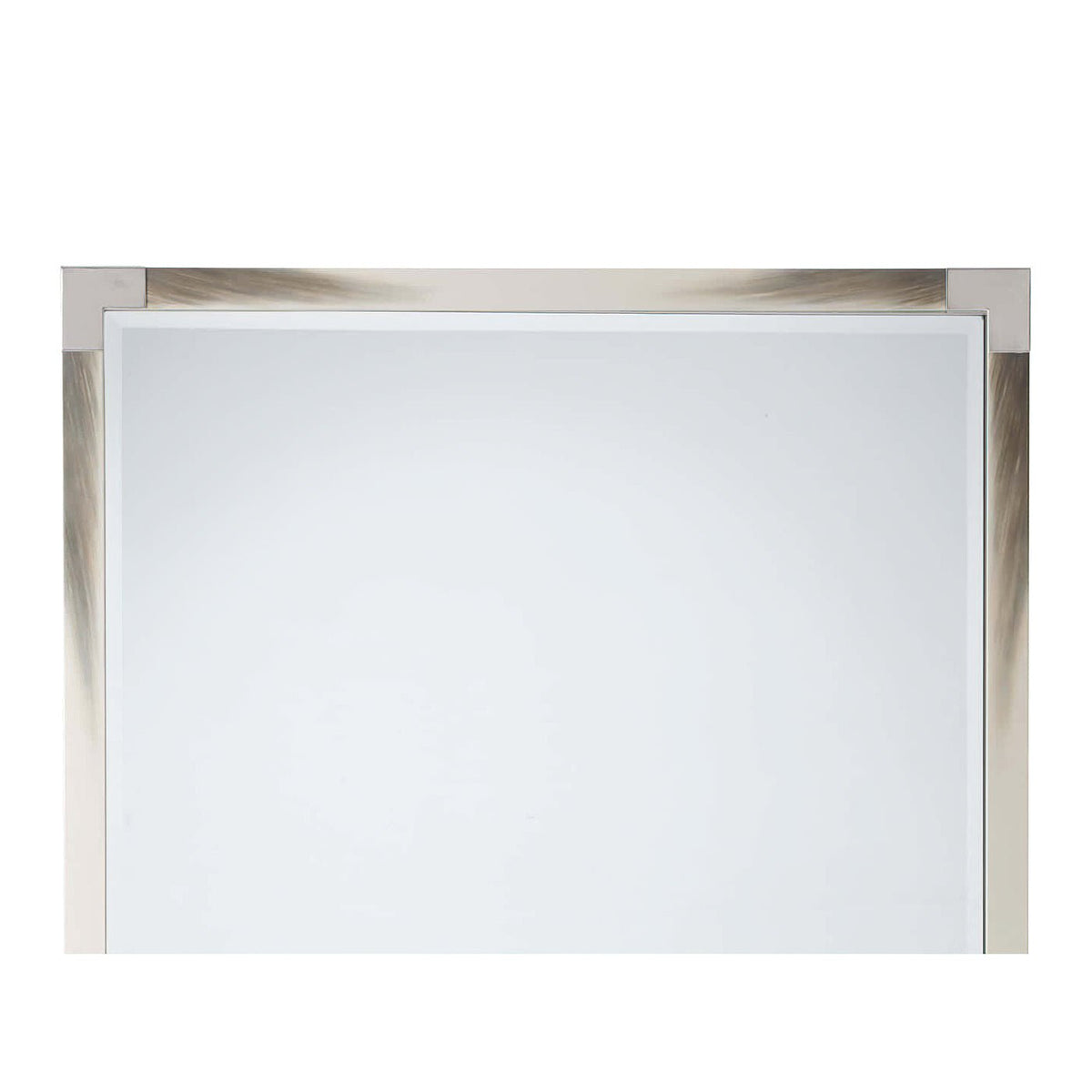 Large Modern Faux Horn Mirror - English Georgian America